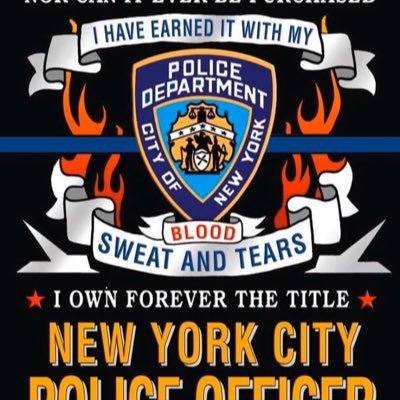 Eternal patriot; Conserv; Retired NYPD; Brooklyn; God and Country. No DMs. DMs = INSTA BLOCK