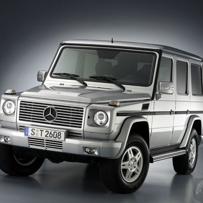 The Mercedes-Benz G-Class short for Geländewagen (or cross-country vehicle), a four-wheel drive vehicle / luxury SUV by German automaker Mercedes-Benz.