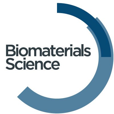 An international high impact journal exploring the function, interactions and design of biomaterials. Published by @RoySocChem
