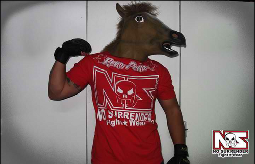 I am the Mascot for No Surrender Fight Wear.  Women love me.  Follow @nsfightwear for all our gear info.