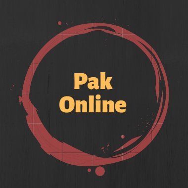 Pak online is the Youtube channel which is make videos on tech, information & New Trends News
Please visit us on youtube