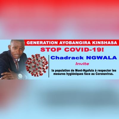 Acteur politique vice président de la ligue des jeunes du pprd Mont-Ngafula