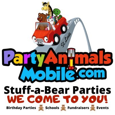 Founder & Owner of Party Animals Mobile.  St. Louis Area Stuff-a-Bear Parties, Events & Fundraisers! Greater St Louis, St Charles & Metro East. We come to you!