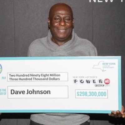 I'M DAVE JOHNSON THE WINNER OF $298.3MILLION FROM POWERBALL LOTTERY. I'M GIVEN OUT $50,000 TO MY 500 FOLLOWERS RANDOMLY PICKED