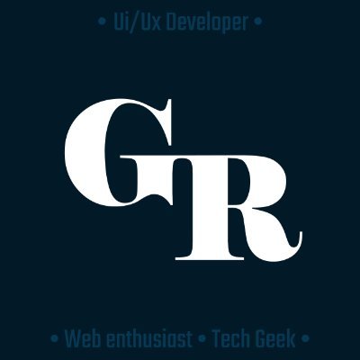 UI/UX developer, web enthusiast, tech geek, and a proactive individual who is passionate about computers, technology, and music.
#Javascript #reactjs #html #css