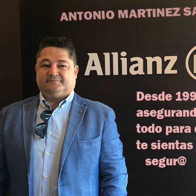 Asesor financiero y Agente Exclusivo Allianz Seguros
Más de 20 años asesorando y dando respuesta anuestros clientes