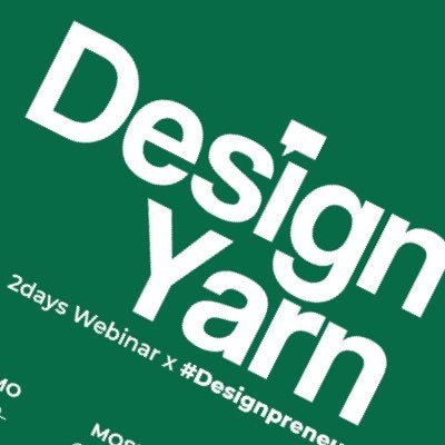 Discuss Design Journey and Experiences with Top Designers in The Industry every Week. Turn on notifications #DesignYarn.