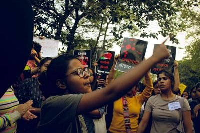 anti fascist-no space for BJP/RSS/ABVP- no space for COMMUNAL VIOLENCE