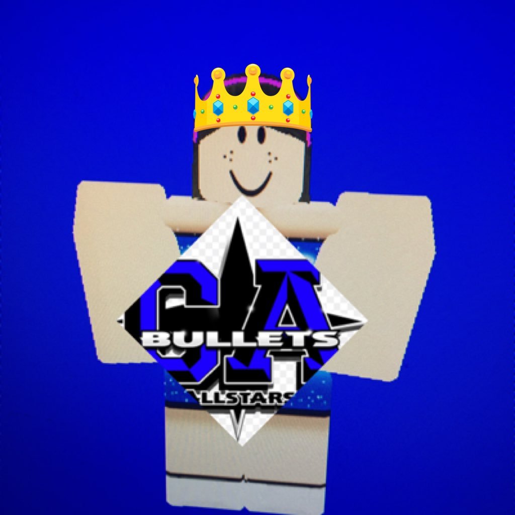 RobloxGuns's profile picture. Follow my roblox acc in my recent tweet if u wanna join my roblox cheer team, California All Stars! ( Roblox Lady Bullets)