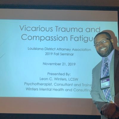 Leon C. Winters, LCSW-BACS is a Psychotherapist, Motivational Speaker, and Business Consultant. A Phi A Spring 2020 Eta Gamma Lambda ❄️❄️🤙🏾🤙🏾