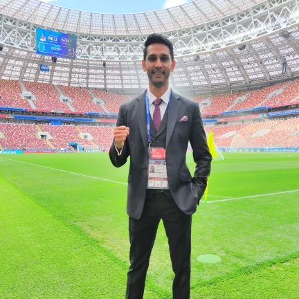 karanambardar's profile picture. SPORTS ANCHOR-TV HOST
|ONLY INDIAN TO HOST a FIFA World Cup(18)
|CRICKET World Cup'19|
UEFA Champions League,
PKL,
PAGEANT WINNER GLADRAGS'08
Social Commentator
