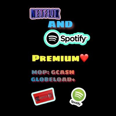 NETFLIXPHSPOTI1's profile picture. NETFLIX&SPOTIFY AVAILABLE: MOP: GCASH/GLOBELOAD
