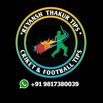 Sports Tipster/Analyst  +919817380039 

subscribe 
https://t.co/UER11wUrL6