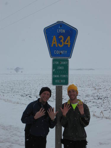 Raising funds and awareness for the American Heart Association by running across all 99 Iowa counties.