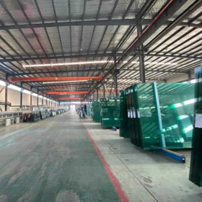 Our factory specialized in processing glass, such as #LoweGlass#temperedglass#laminatedglass#IGU#DGU#reflective#silkscreenglass#fire proof#balustradingglass#