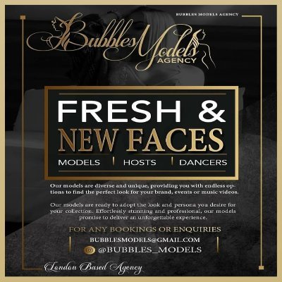 📍London based modelling agency. Instagram- bubbles_models