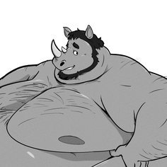 32 yr old obese rhino. Be warned, some NSFW ahead.
PFP by @Smandraws, Banner by @RaccoonDrew