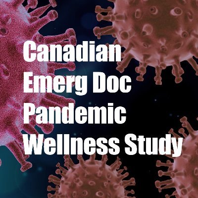 Official account for the Canadian Emergency Physician Work & Wellbeing study (co-PIs: @kerstindewit @TChanMD). Enrolling #EmergDocs & Emerg Residents now.