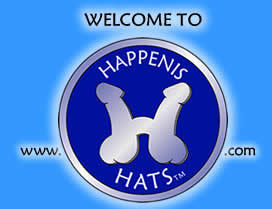 Hats. For your penis. No, really: there's a fez, Viking helmet, top hat & everything! Wicked novelty gift: stag parties, Gay Pride, etc. As seen on NakedNews!