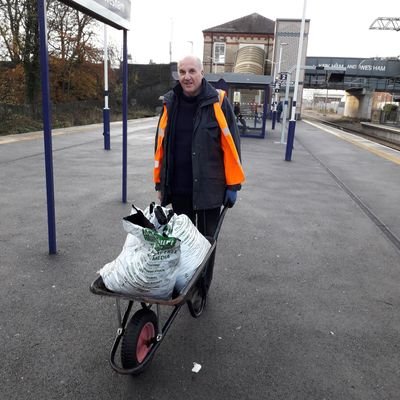 Member of Friends of Squires Gate Station, on the South Fylde Community Railway Line, Lancashire. Come and join us we need volunteers.