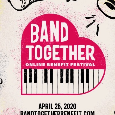 Band Together Online Benefit Festival rebroadcast: May 2 at noon CDT. All to help NOLA musicians impacted by the COVID-19 pandemic.