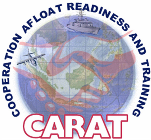 CARAT is a series of bi-lateral exercises between the U.S. Navy and Bangladesh, Brunei, Cambodia, Indonesia, Malaysia, the Philippines, Thailand and Singapore.