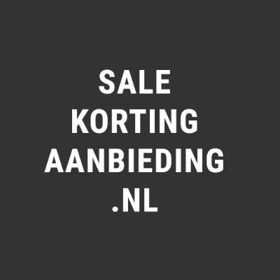 Sale Korting: Mode, lifestyle, design en cadeaus. Shop. Blog. Winkels. Topmerken. @Salekorting