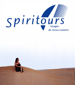 Spiritours est un voyagiste non conventionnel, spécialisé dans l'organisation de voyages de ressourcement, dans un souci de tourisme équitable et solidaire.