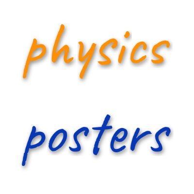PhysicsPosters's profile picture. Physics posters for your room, your classroom, or anywhere you want to share your love of physics.