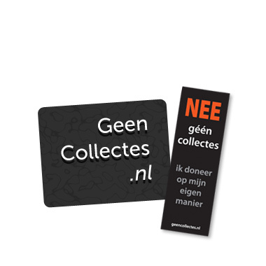 De eerste goede doelen-vriendelijke sticker tegen collectes aan de deur, nu te bestellen op http://t.co/kB6OjLt4Ql