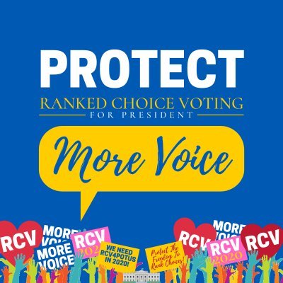 The Committee for Ranked Choice Voting is working to protect and expand ranked-choice voting. #RCV #RCV4POTUS