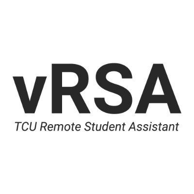 都市大非公認リモート学生アシスタントチームの「vRSA」です。