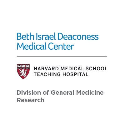 The official account for the Division of General Medicine Research Section at Beth Israel Deaconess Medical Center (@BIDMChealth). RTs & likes ≠ endorsements.