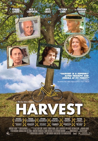 raisingHARVEST's profile picture. NYT Critics' Pick HARVEST, stars @TheRobertLoggia, @jacktcarpenter, Victoria Clark, Arye Gross & Barbara Barrie. Film by @marcmeyers. Produced by @ibidfilmworks