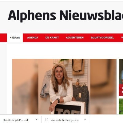 Ga naar http://t.co/kQMMACJhV3 en lees het lokale nieuws in Alphen aan den Rijn en de regio. Ook de papieren krant staat online.