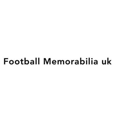 All genuine signatures of football memorabilia