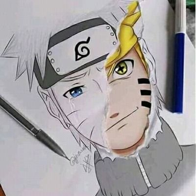 Naruto is my source of inspiration. I will forever love Naruto. After all I am his biggest fan there is.😁😅😅