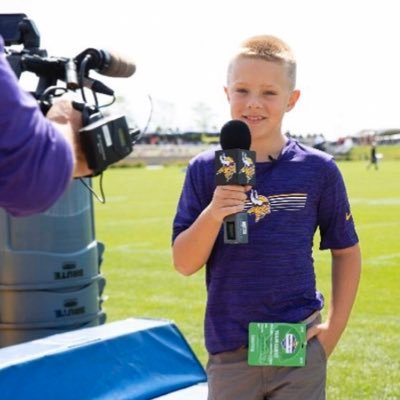 I’m 13 year old Jack, Former Jr Reporter for the Minnesota Vikings! I love sports and play football, basketball and baseball.