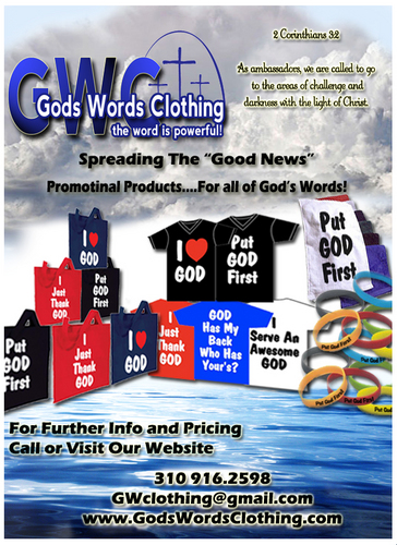 Spreading the Good News of God's Words....one t-shirt at a time!