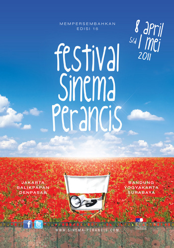 In 2011, Festival Sinema Perancis will be back from April 8th to April 17th in Jakarta, and until May 1st in Balikpapan, Yogyakarta, Bandung, Bali and Surabaya!