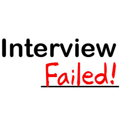Interview Failed showcases the best job interview horror stories. If you’ve got a great story about a terrible interview – as er or ee - we’d love to share it!