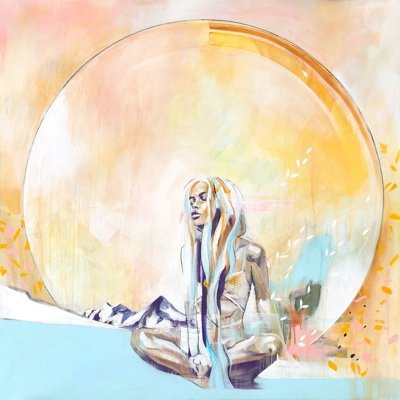 UK based urban artist painting bohemian inspired portraits both in the gallery and outside space.