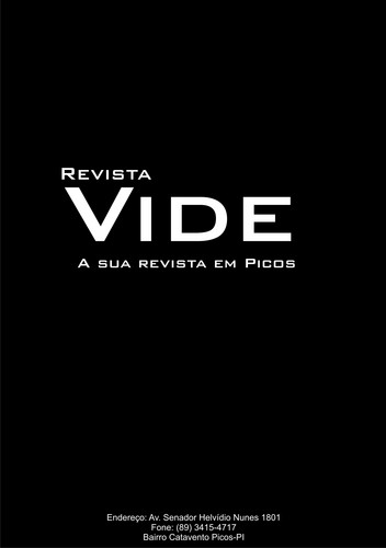 RevistaVIDE's profile picture. A Revista Premium de Picos