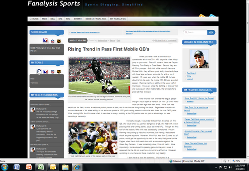 FanalysisSports's profile picture. http://t.co/754b8Uviup is brand spanking new Sports blog and sports talk site.  The purpose.  To provide a place to rant about your sports team.  Register Now!