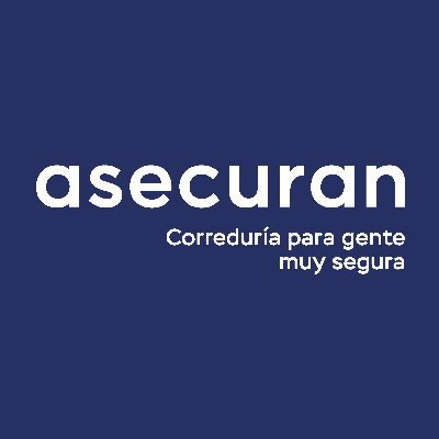 asecuran's profile picture. Correduría de seguros. Para gente muy segura.