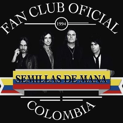Club de Fans Oficial de @manaoficial en Colombia. #30Años apoyándolos! #ManáLaBandaSonoraDeNuestraVida!