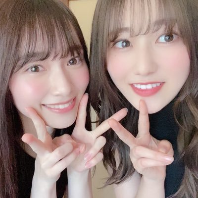 '01(19) 🐰💄\軍曹ｵｼ/ #守屋茜 #長濱ねる #守屋麗奈 #欅坂46 欅も日向も乃木も全部好きです。