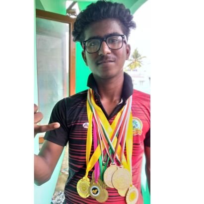 Silambam National Gold Medalist🎖
Veratiy Events Entertainer🎹
Self Defence Trainer💯
Fire Dance Performer 💥
Good Trainer💯
Hicasian☮