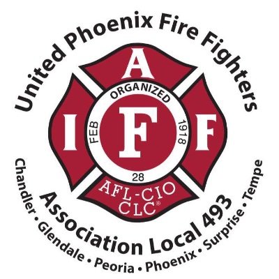 The United Phoenix Firefighters, Local 493 is the IAFF Chapter that represents the cities of Chandler, Glendale, Peoria, Phoenix, Tempe and Surprise.