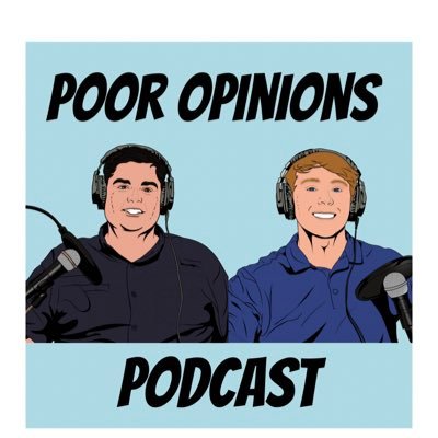 Official Poor Opinions Podcast account. All opinions could be considered poor. Co-Hosted by @brentray21 and @alexfield13.
https://t.co/ijdzwvrHH4